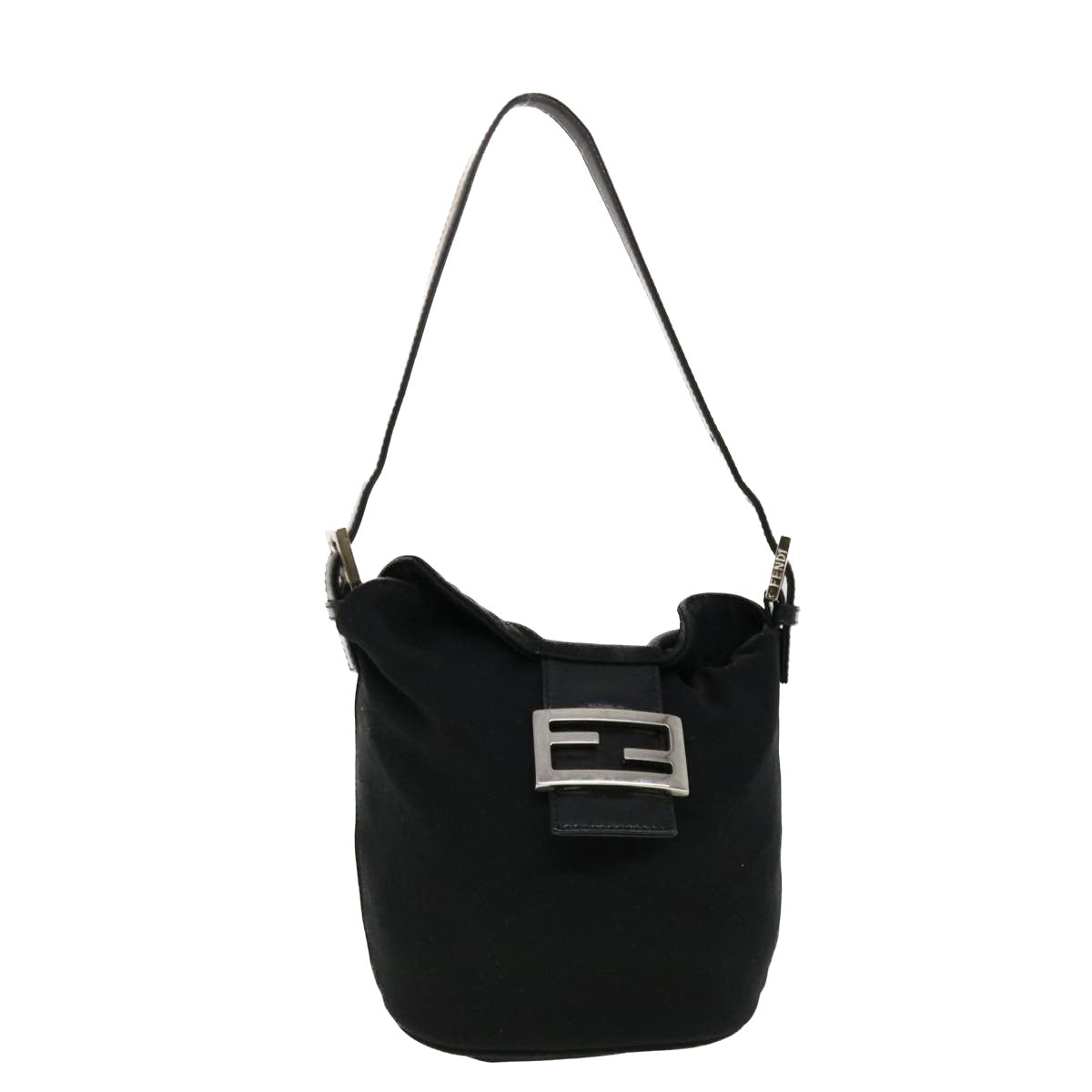 Prada Mamma Baguette Shoulder Bag Nylon Black