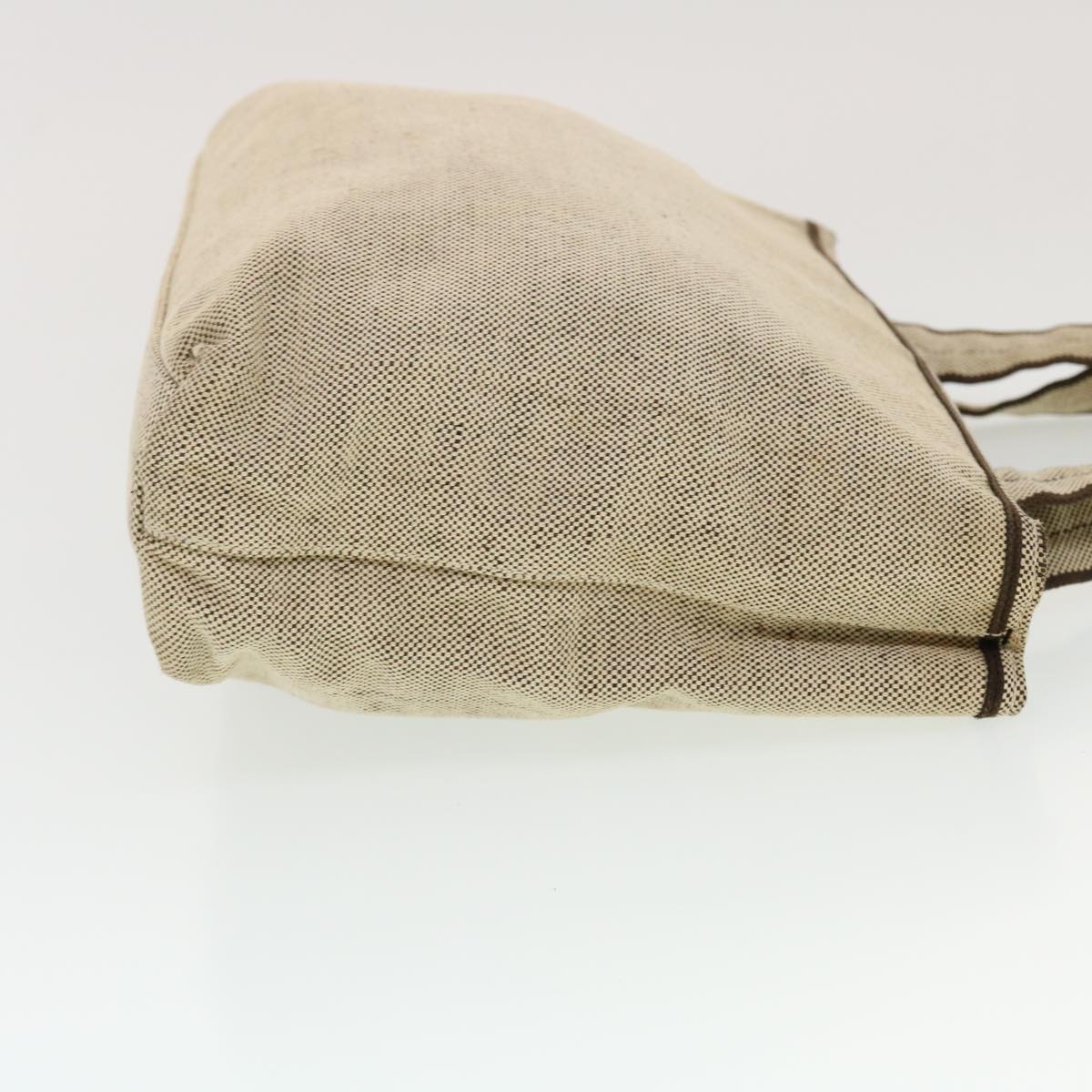 Prada Hand Bag Canvas Gray Travel Bag
