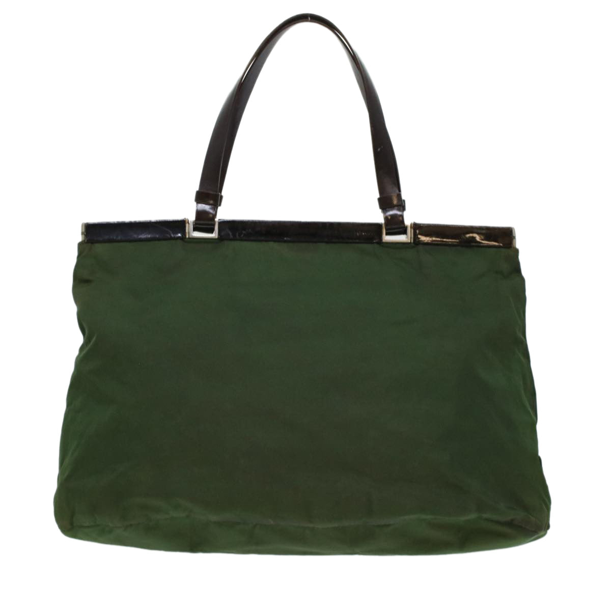 Prada Tote Bag Nylon Green Nylon Green Bs5745