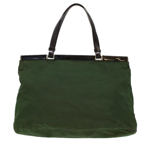 Prada Tote Bag Nylon Green Nylon Green Bs5745