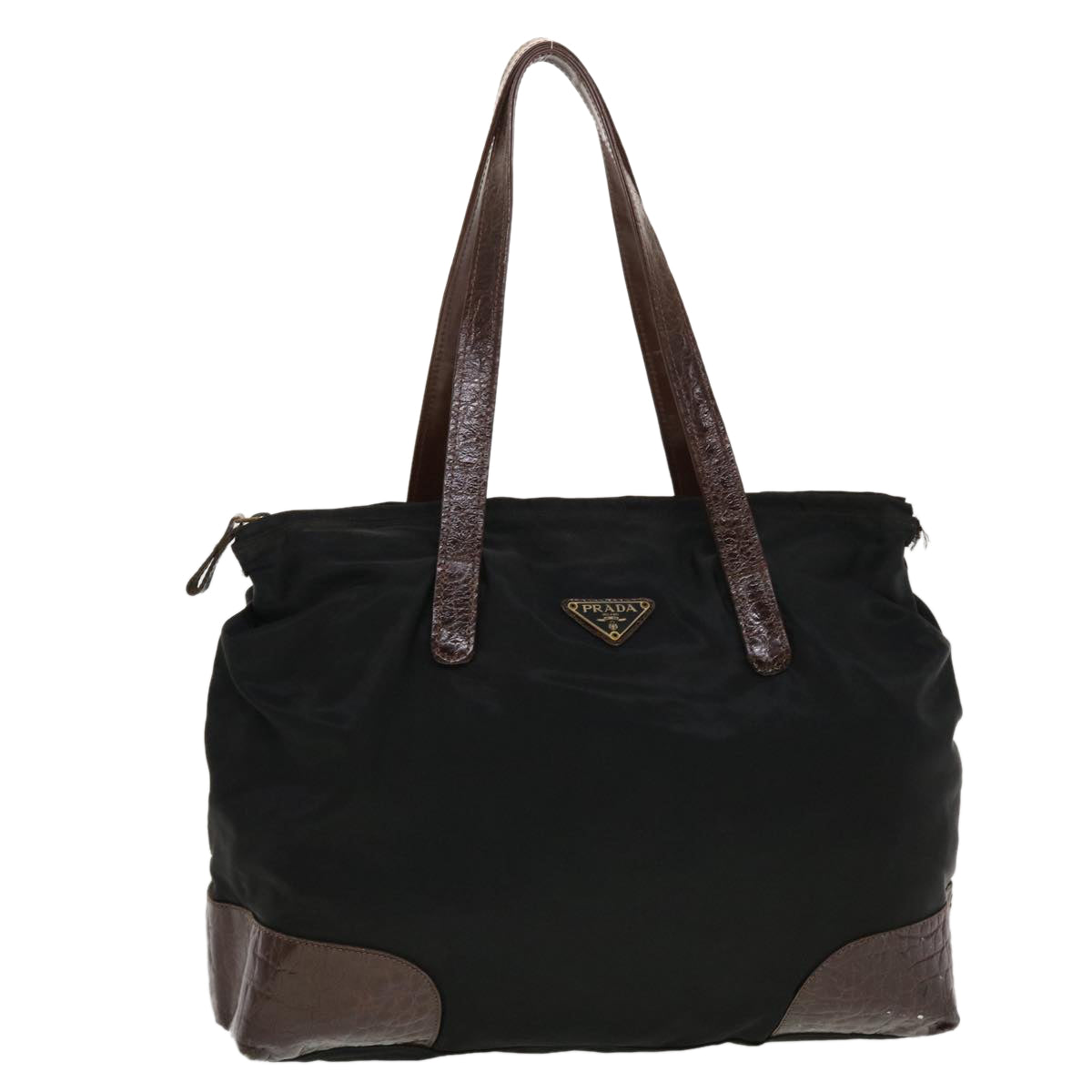 Prada Tote Bag Nylon Black Nylon Black Bs5846