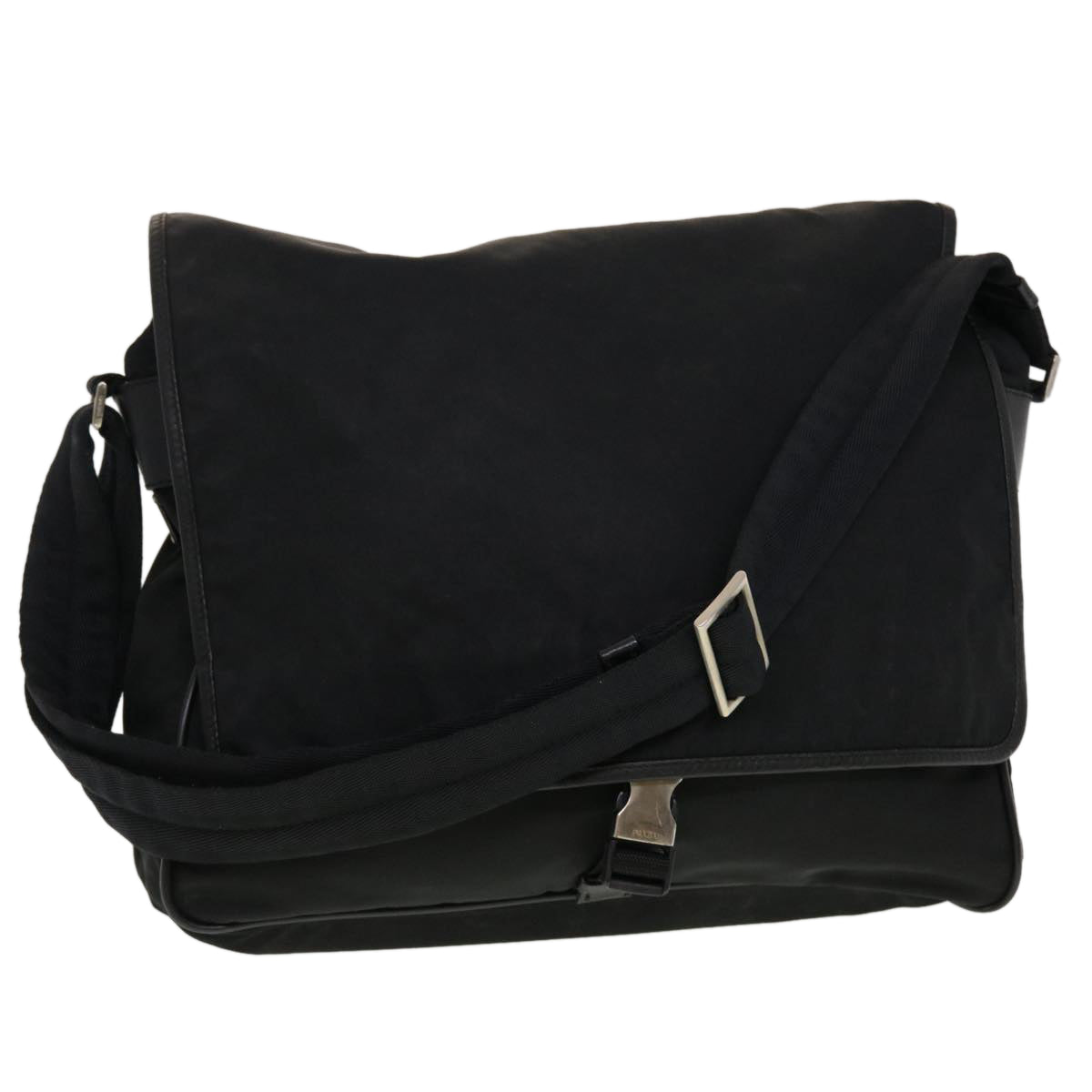 Prada Shoulder Bag Nylon Black Nylon Black Bs5865