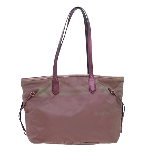 Prada Tote Bag Nylon Pink Nylon Pink Bs6071
