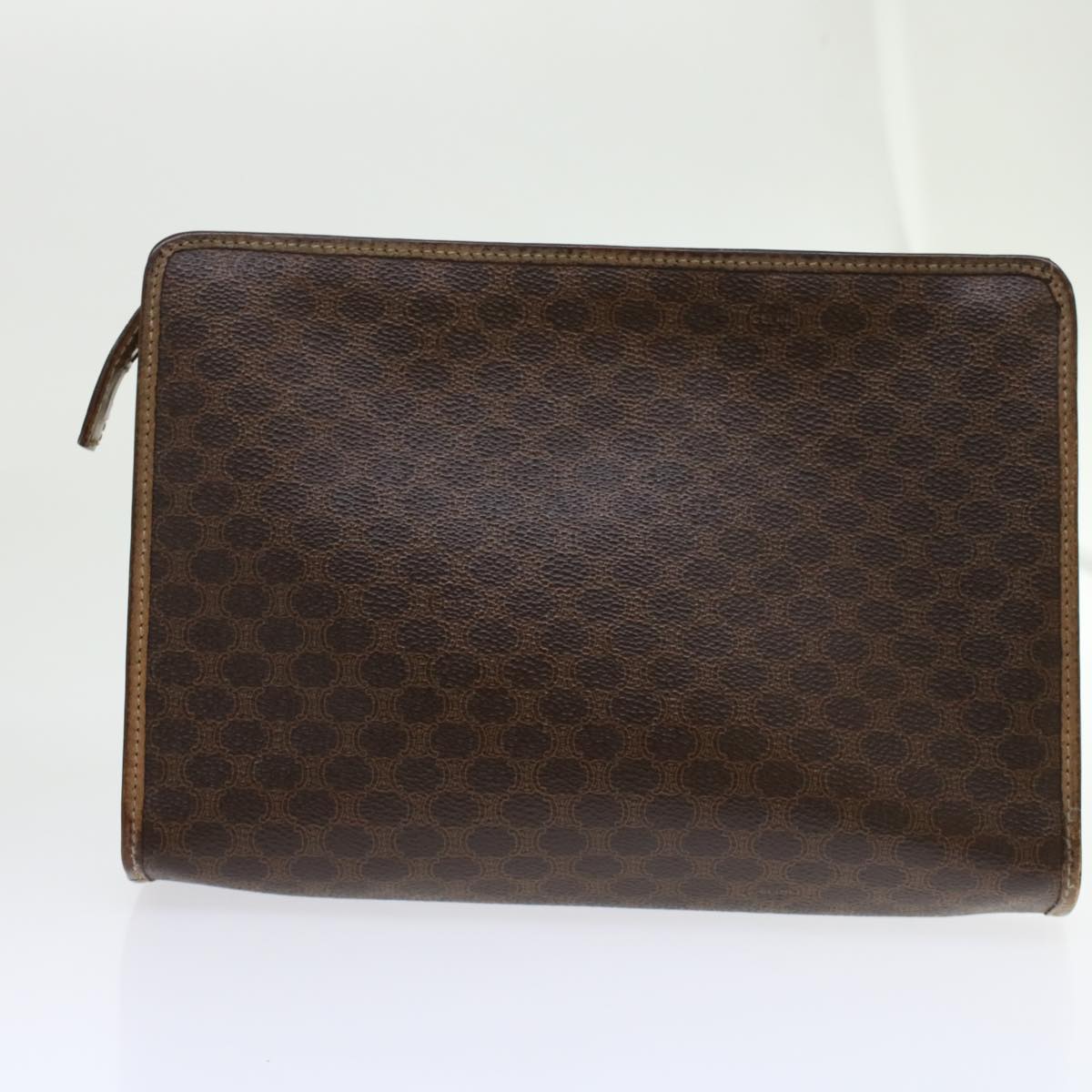 Luxury Cartier Macadam Clutch Bag Set Wine Leather Canvas