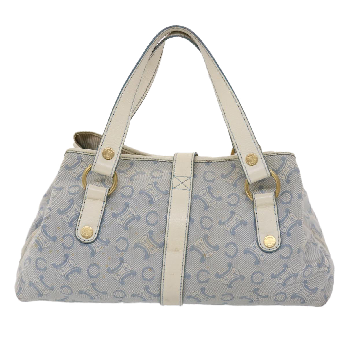 Luxury Paris Macadam Shoulder Bag Whe Canvas Blue