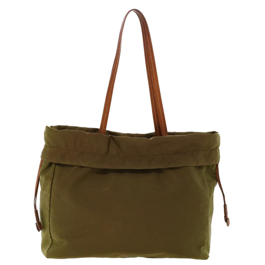 Prada Tote Bag Khaki Auth Nylon