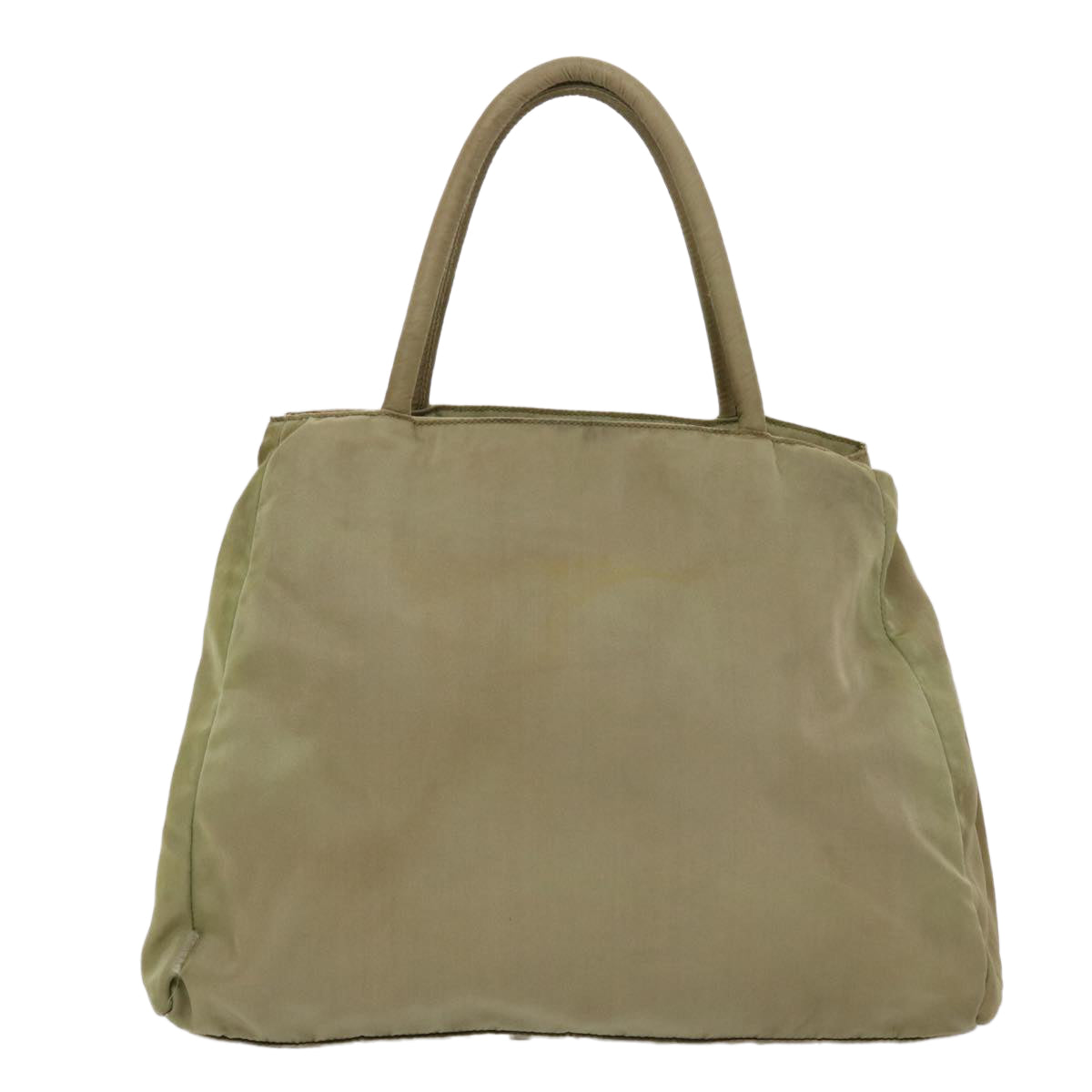 Prada Hand Bag Khaki Nylon Travel Bag Nylon Khaki Bs6394