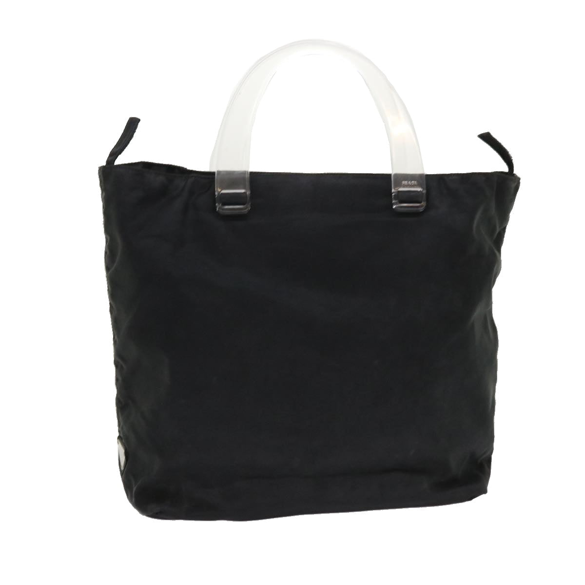 Prada Hand Bag Nylon Black Travel Bag Nylon Black Bs6401