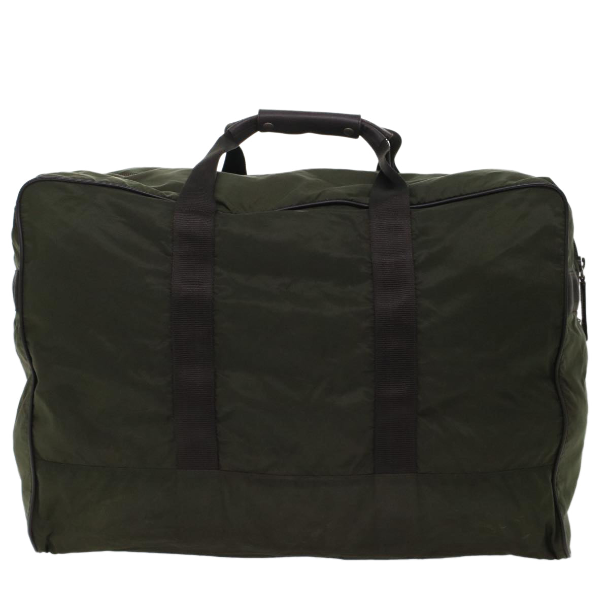 Prada Boston Bag Nylon Green Travel Bag Nylon Green Bs6934