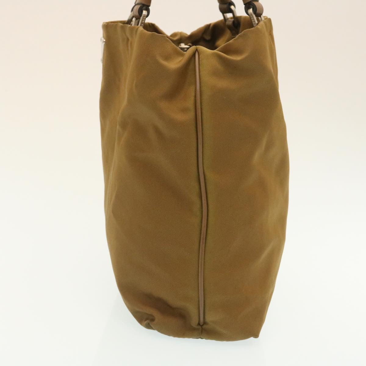Prada Hand Bag Nylon Brown Travel Bag Nylon Brown Bs710