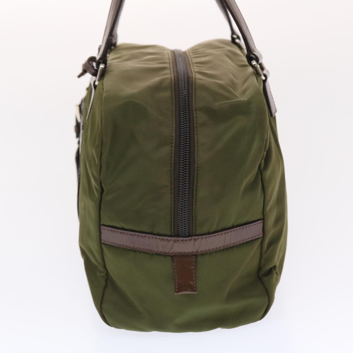 Prada Shoulder Bag Khaki Nylon Nylon Khaki Bs7166