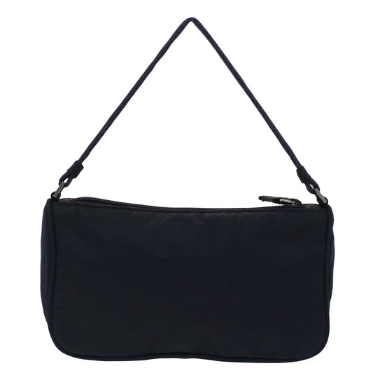Prada Accessory Pouch Auth Luxury Handbag Nylon Purple Clutch Bag