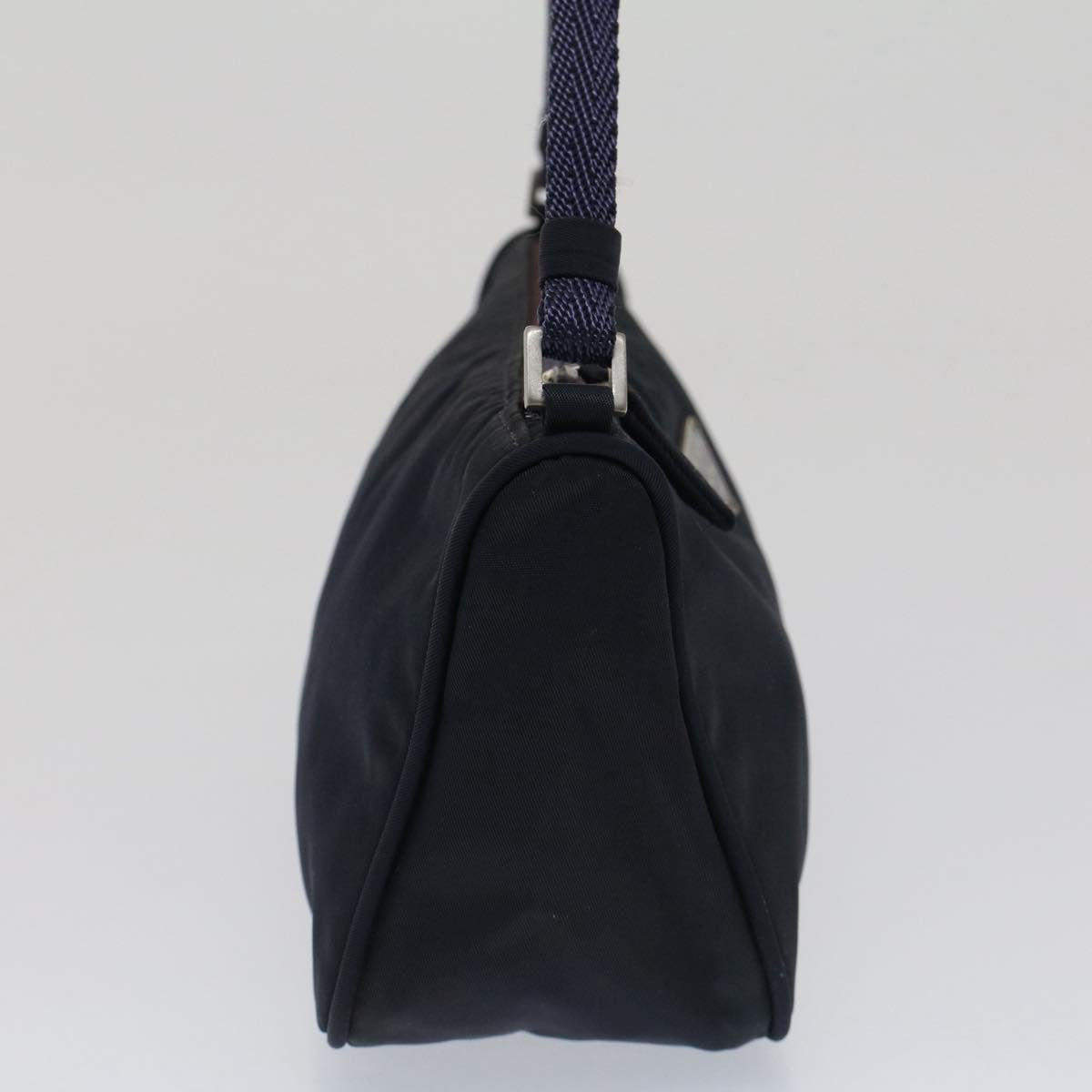 Prada Accessory Pouch Auth Luxury Handbag Nylon Purple Clutch Bag
