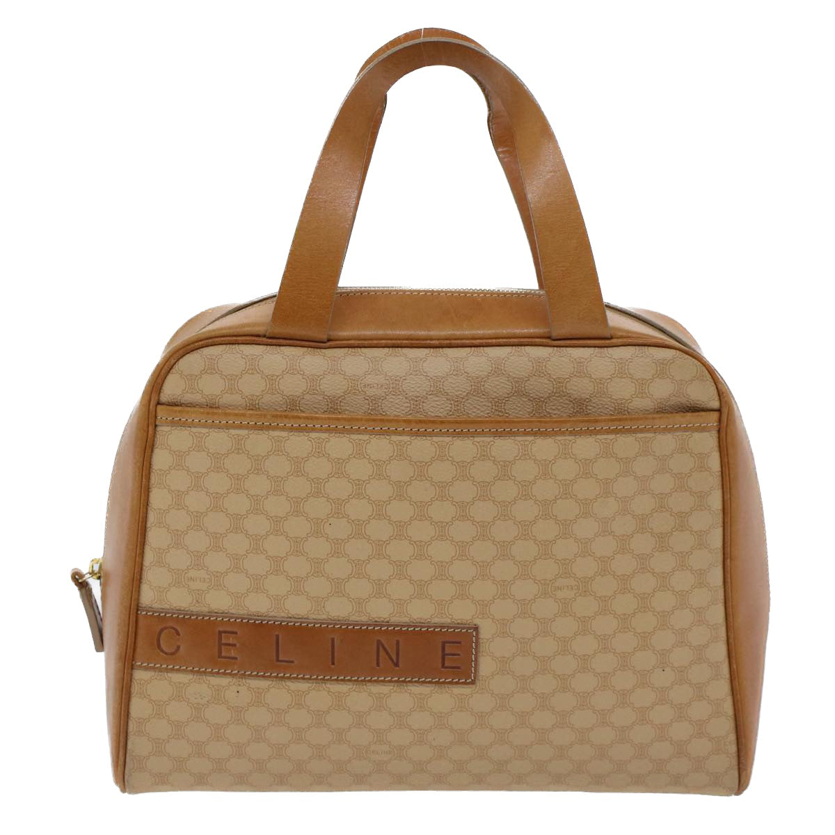 Luxury Macadam Hand Bag Pvc Set Beige Leather Canvas Travel Bag