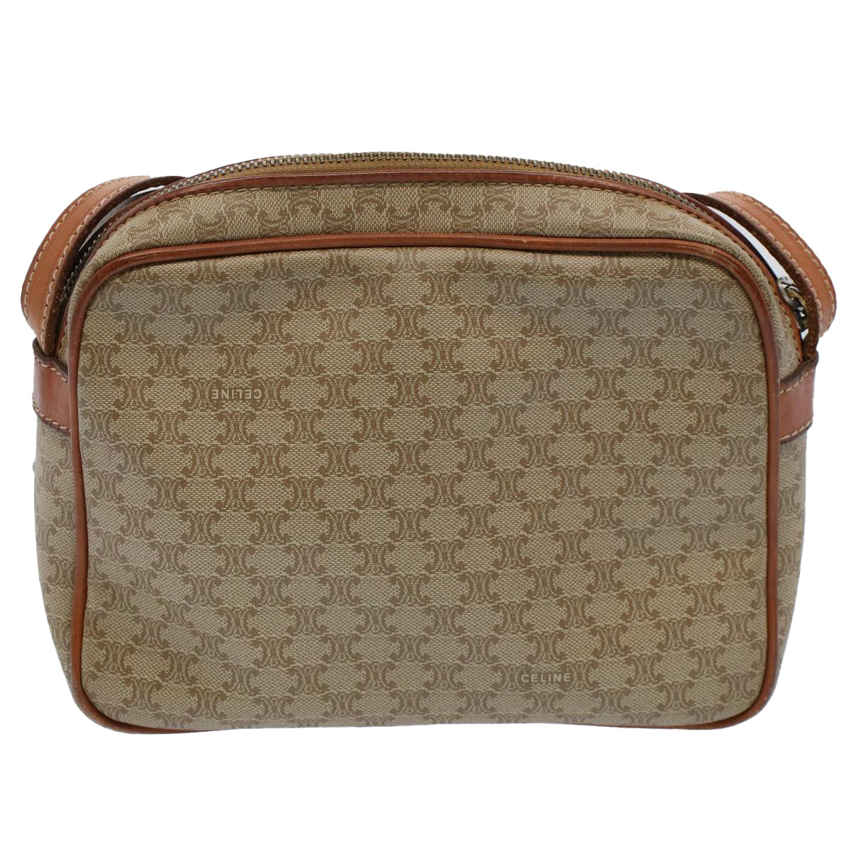 Luxury Macadam Shoulder Bag Leather Canvas