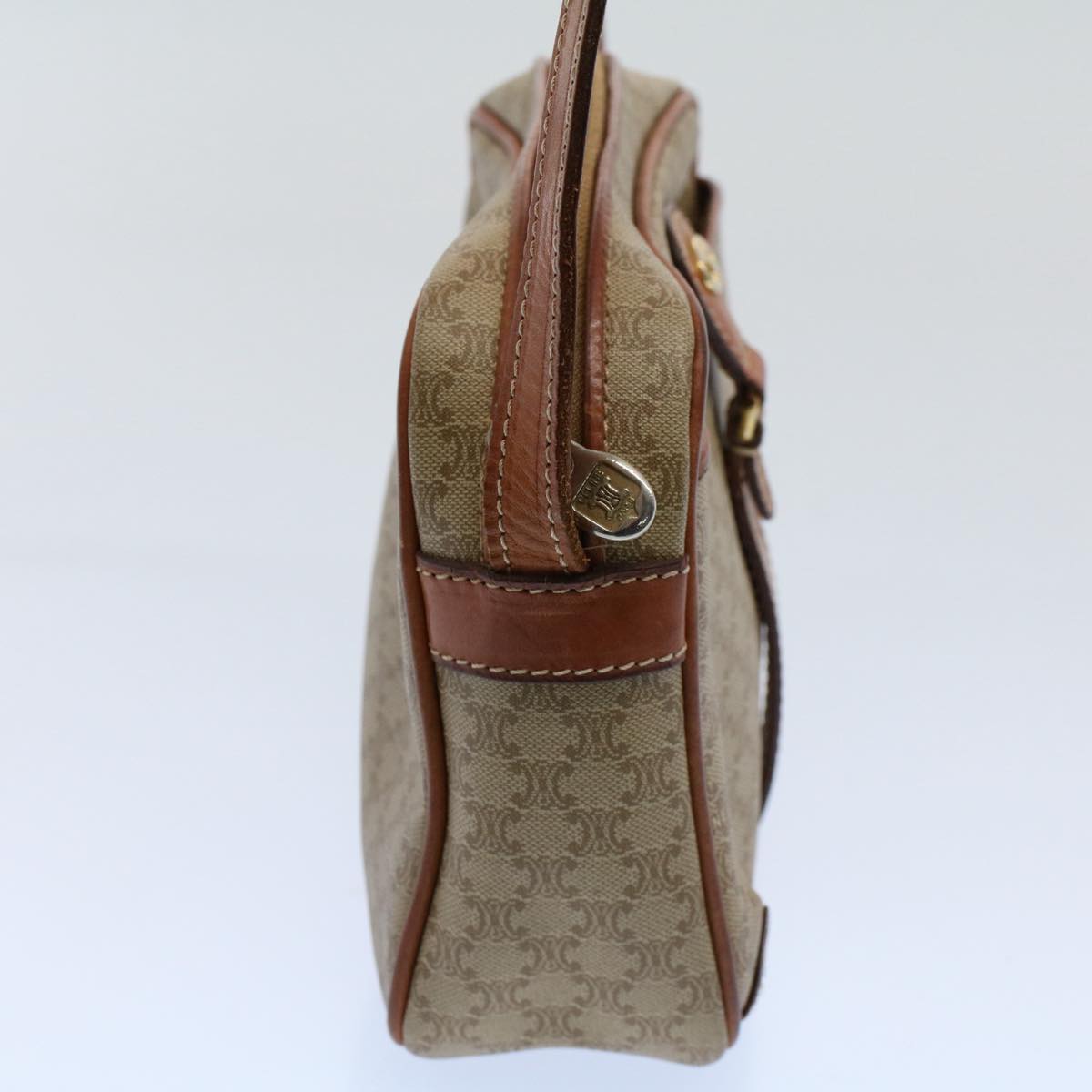 Luxury Macadam Shoulder Bag Leather Canvas