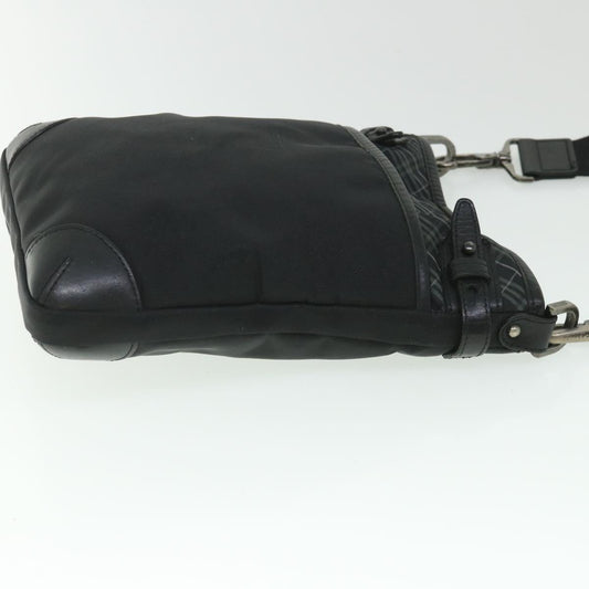 Burberry Luxury Shoulder Bag Auth Bs8715 Nylon Black