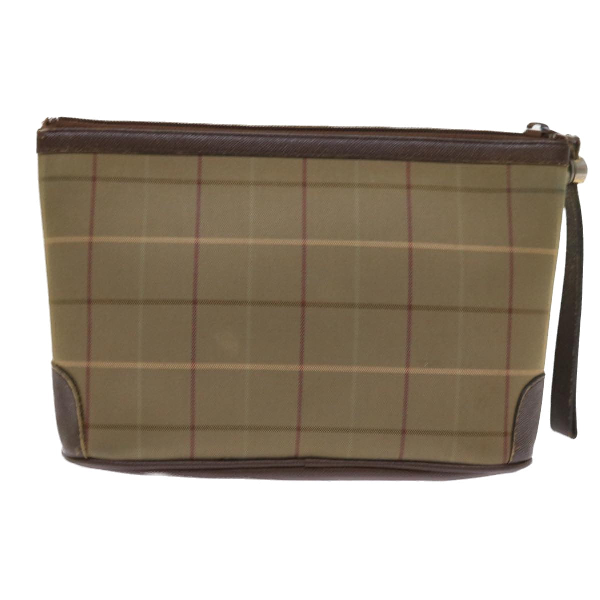 Burberry Luxury ss Nova Check Clutch Bag 2Set Auth Canvas Brown