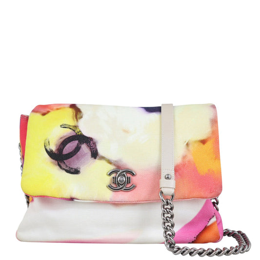 Chanel Flower Power Messenger Bag Canvas