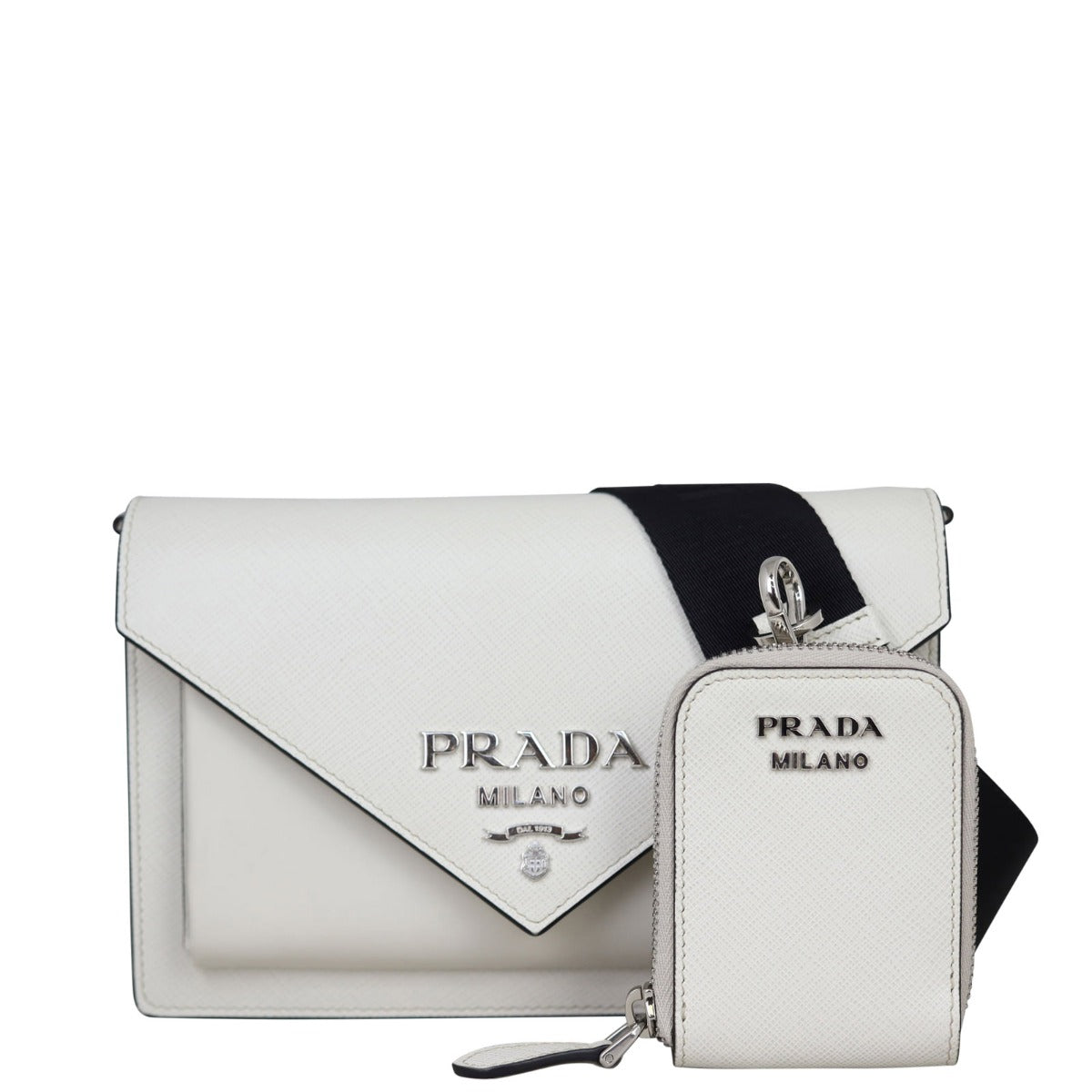 Prada Saffiano Envelope Bag Mini Travel Bag