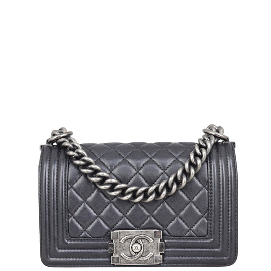 Chanel Boy 19 Series Handbag Black Small