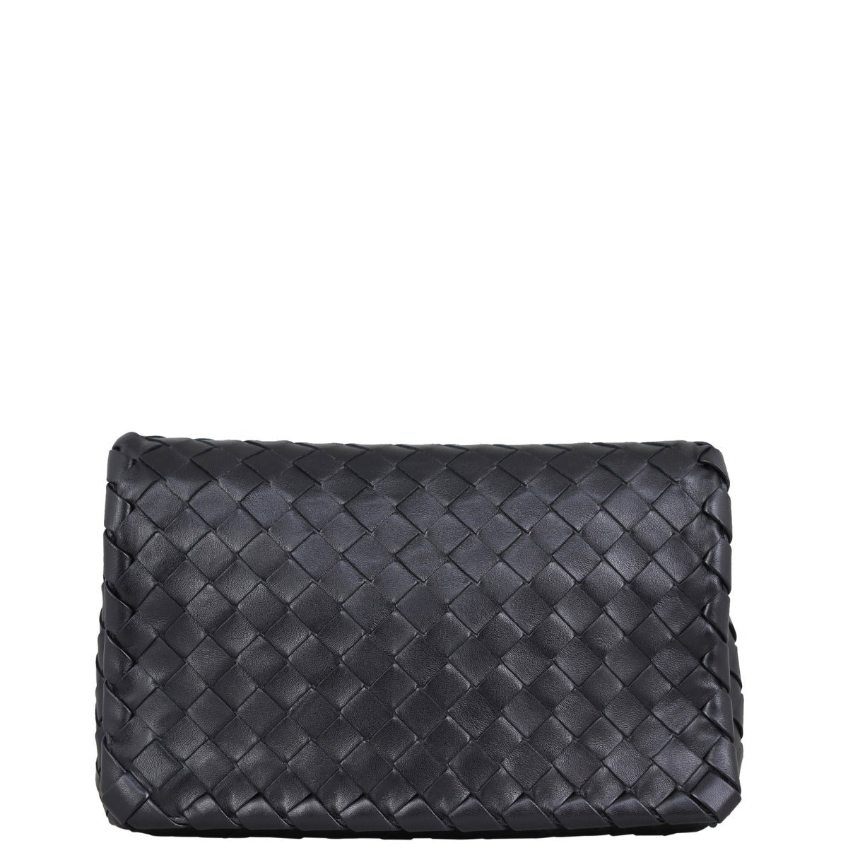 Bottega Veneta Intrecciato Full Crossbody Small Flap Crossbody Bag