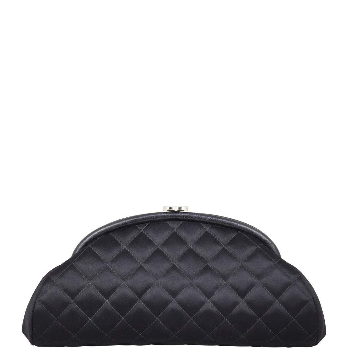 Chanel Timeless Kisslock Clutch Satin Clutch Bag