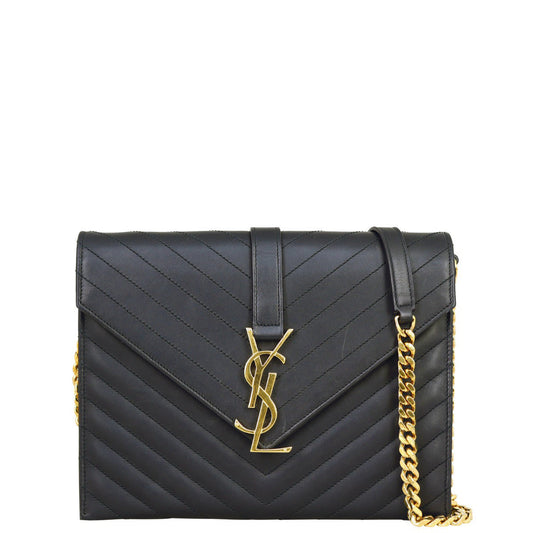 YSL Saint Laurent Envelope Bag Monogram Medium Travel Bag