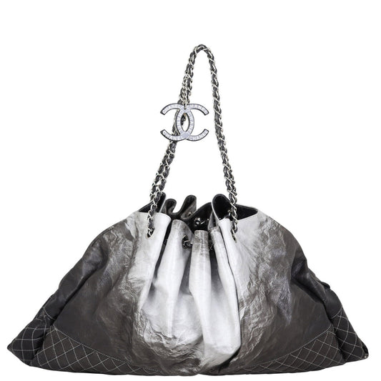 Chanel Melrose Degrade Cabas Tote Patent Tote Bag