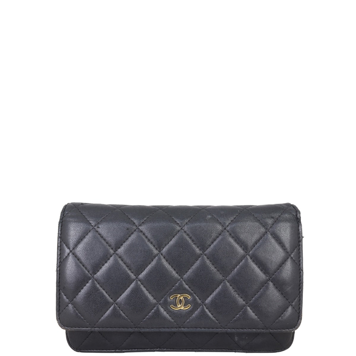 Chanel Classic Wallet on 21 Series Handbag Black Chain