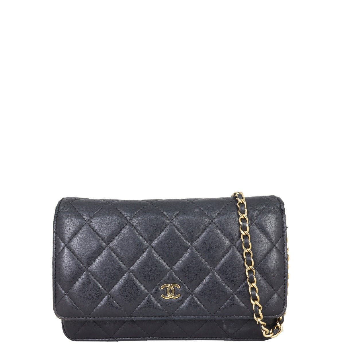 Chanel Classic Wallet on 21 Series Handbag Black Chain
