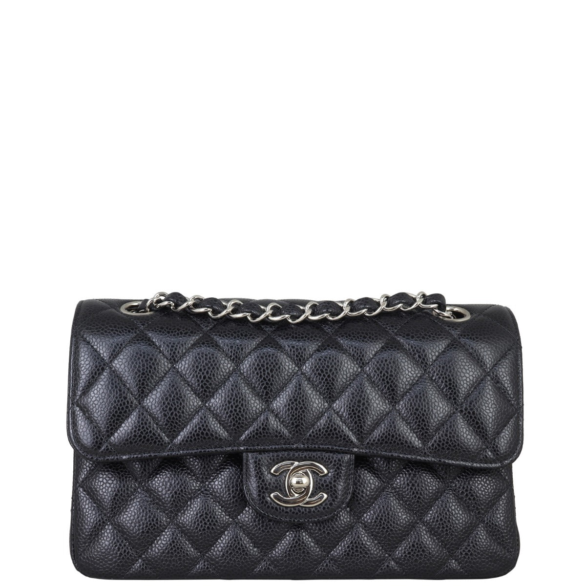 Chanel Classic Double B Lambskin Handbag Small Flap