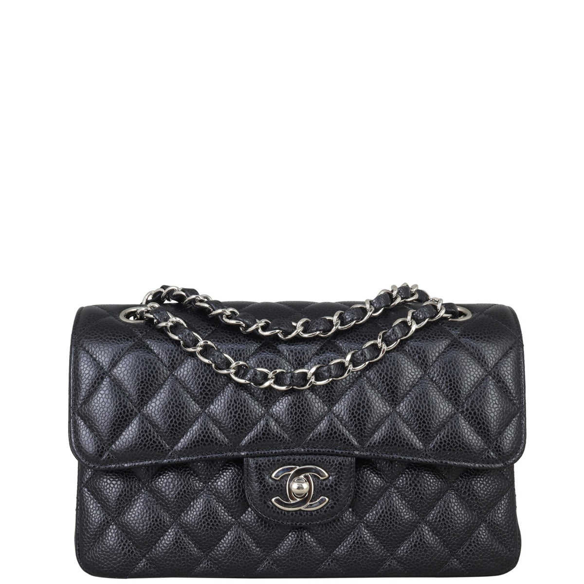 Chanel Classic Double B Lambskin Handbag Small Flap