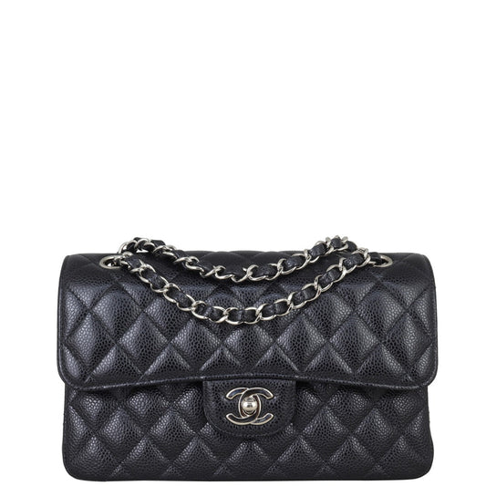 Chanel Classic Double B Lambskin Handbag Small Flap