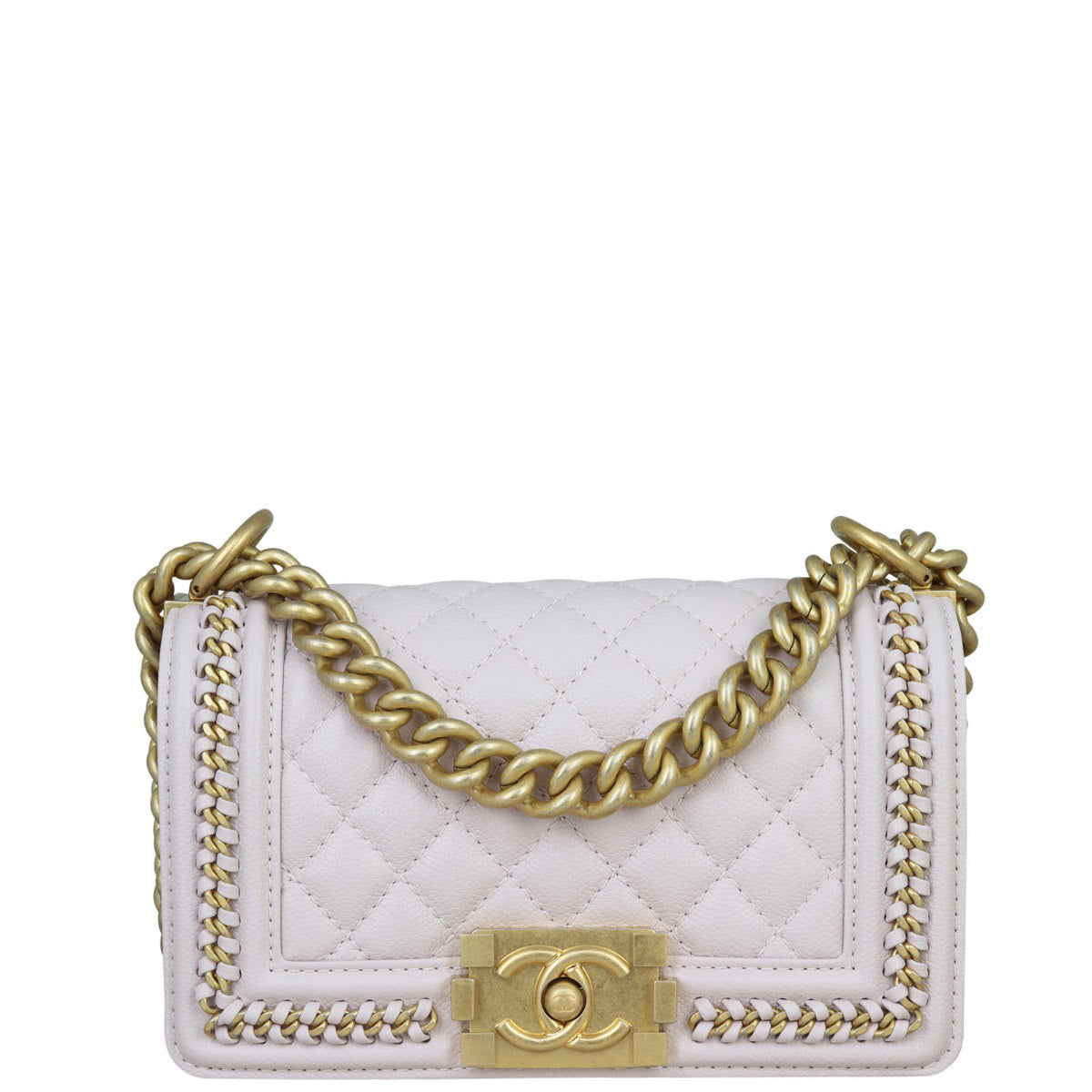 Chanel Boy Around Handbag Small Chain