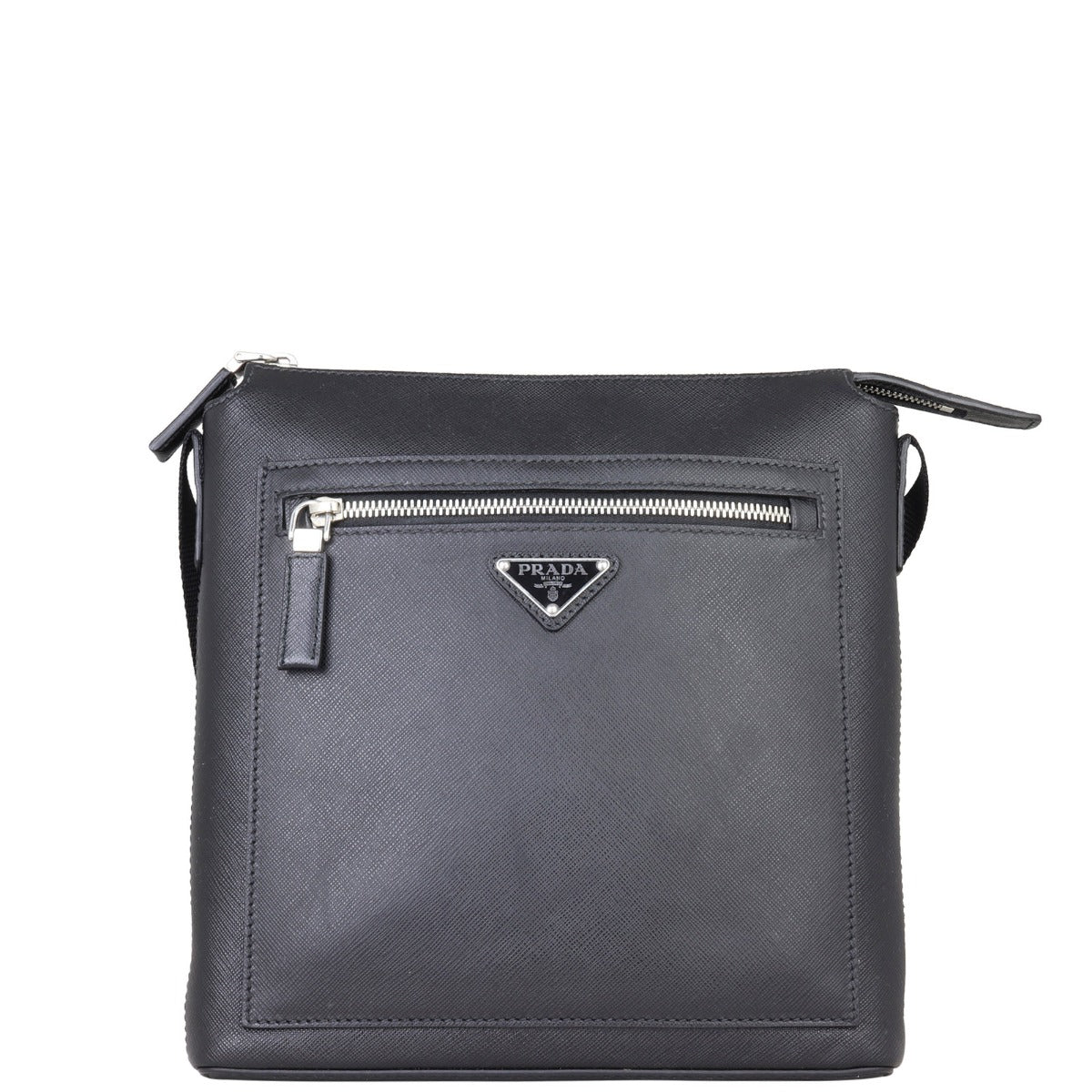 Prada Saffiano Crossbody Messenger Bag Crossbody Bag