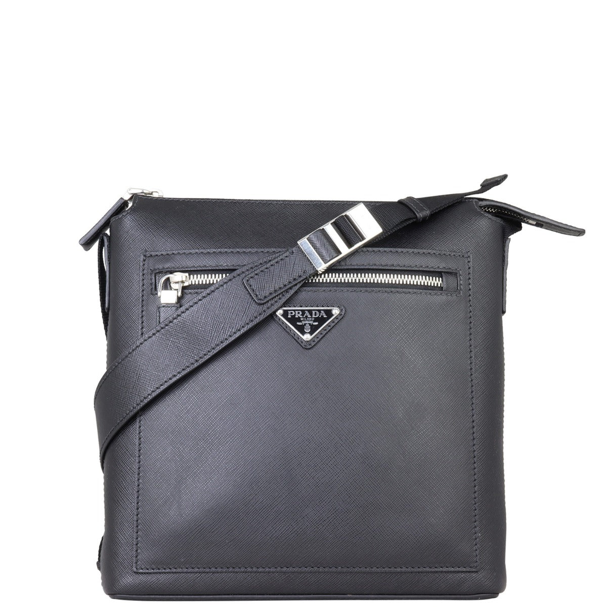 Prada Saffiano Crossbody Messenger Bag Crossbody Bag