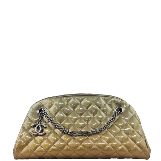 Chanel Just Mademoiselle Bowler Bag Bronze Handbag