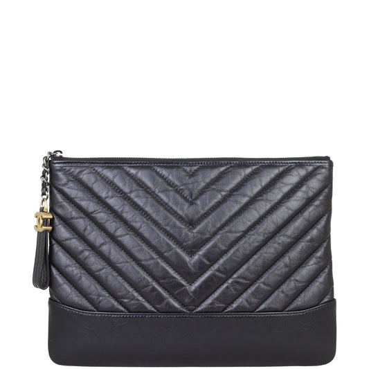 Chanel Gabrielle Chevron O-Case Handbag