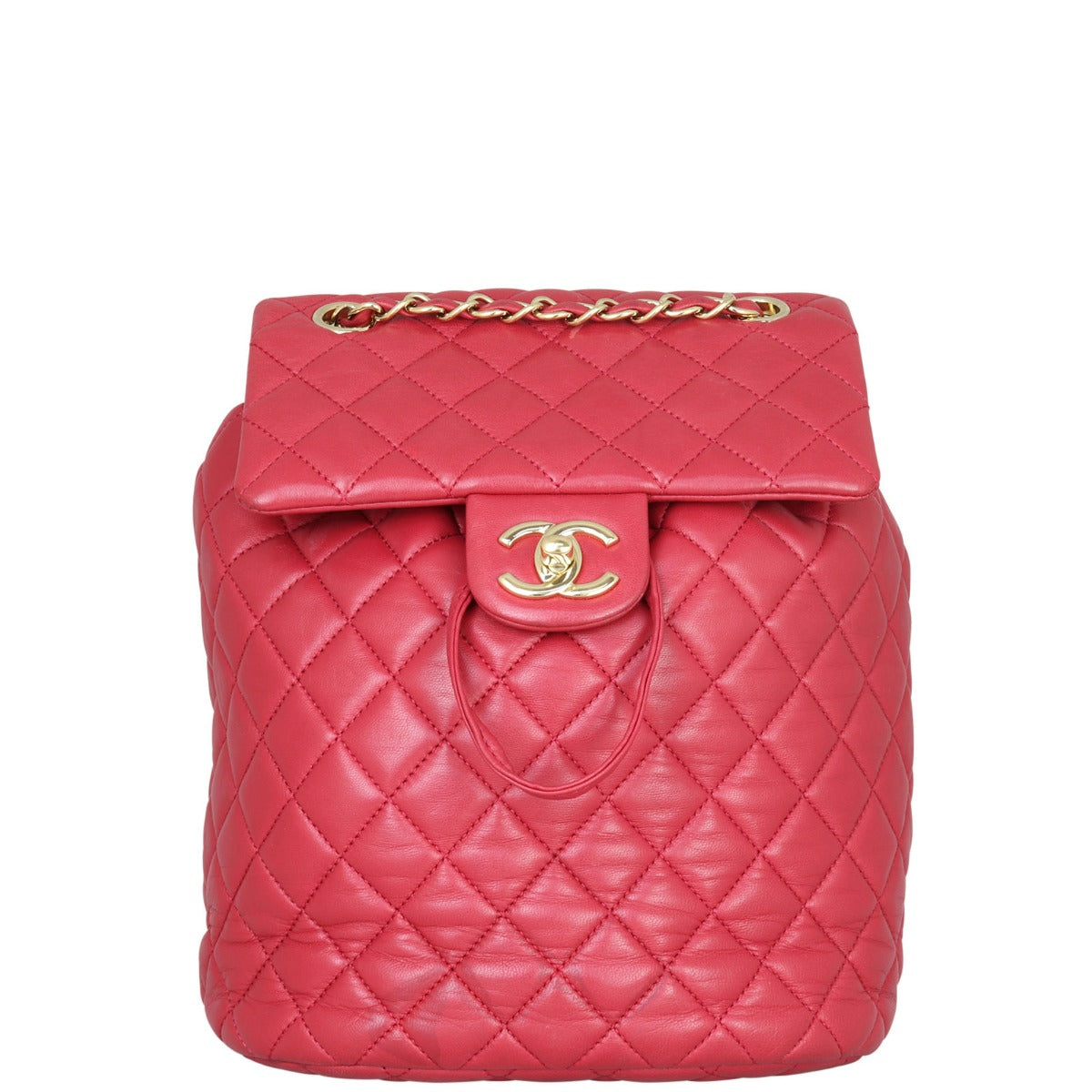 Chanel Urban Spirit Backpack Red Small