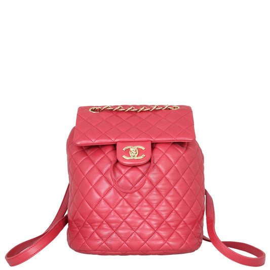Chanel Urban Spirit Backpack Red Small