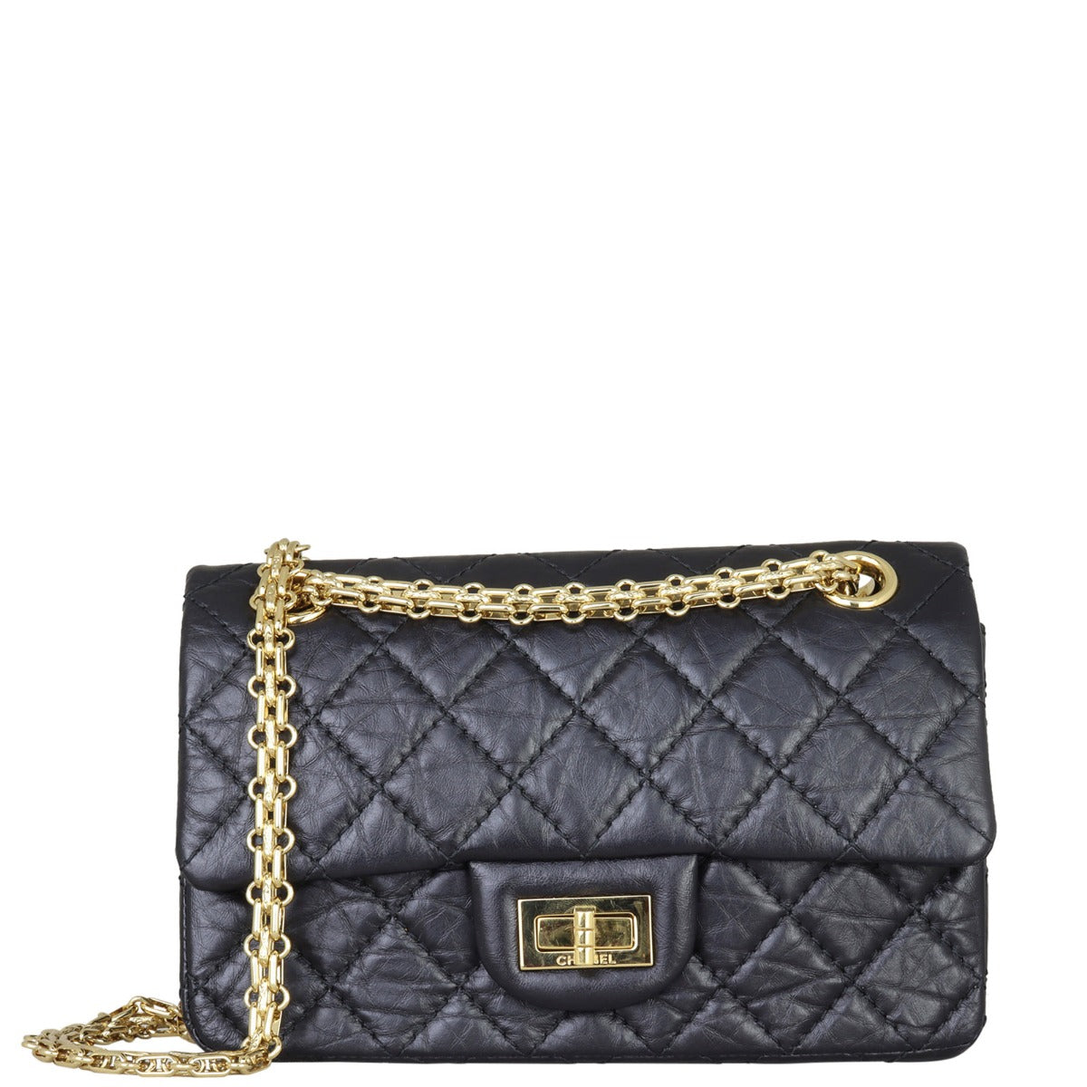 Chanel 2.55 Reissue Bag Black Mini Mini Bag