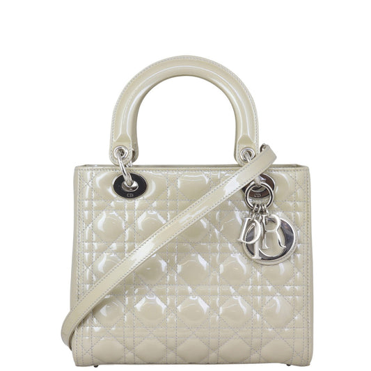 Dior Crossbody Bag Lady 2 Patent Medium Shoulder Bag