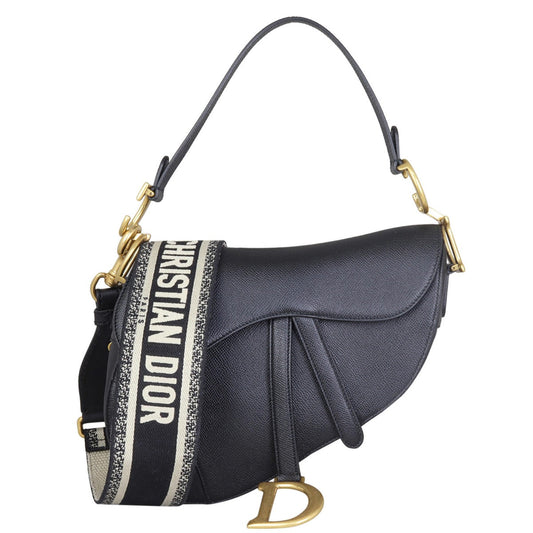 Dior Crossbody Bag Saddle Bag with Strap 2 Embroidered Shoulder Bag