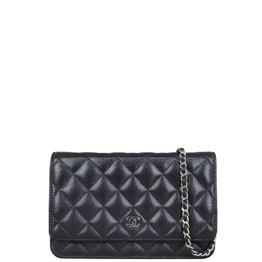 Chanel Classic Wallet on Caviar Handbag Leather Chain