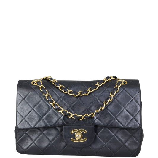 Chanel Classic Double Tone Hardware Handbag Gold Small
