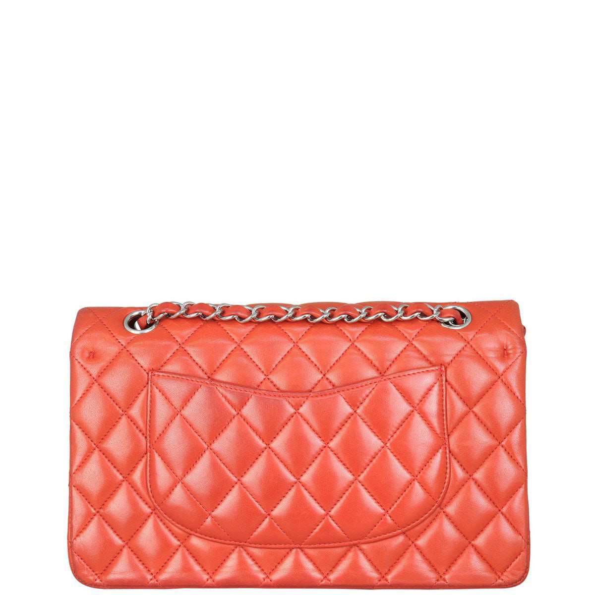 Chanel Classic Double 15 Series Handbag Red Medium