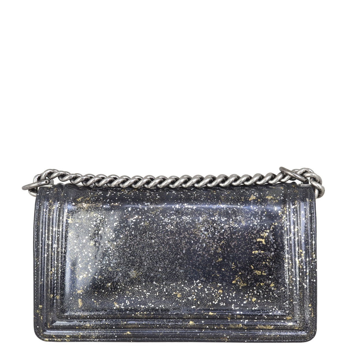 Chanel Boy Old Crystal Glitter Handbag Medium