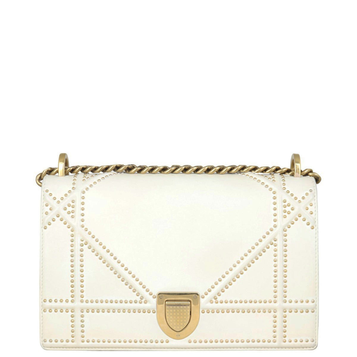 Dior ama Studded Handbag Medium Travel Bag