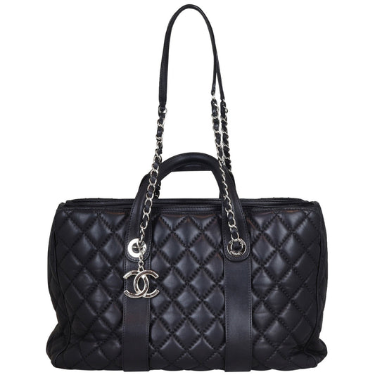 Chanel CC Tote Quilted Large Tote Bag